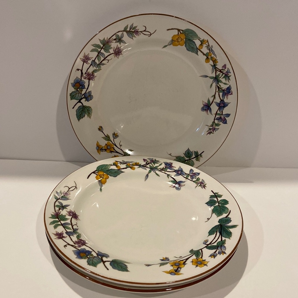 Set of 3 Vintage Woodhill by Citation 7.5” Salad Plates